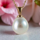 Broome Oval Drop 9ct Rose Gold Pendant