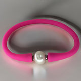 >> Pink Purple Blue Stretchy Silicone Pearl Bracelets PRE-XMAS SALE ON NOW!