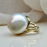 Cultured Broome Pearl Cynthia 9ct Gold Ring