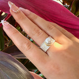 Broome Pearl Ocean Low Tide Ring (New Narrow Band )