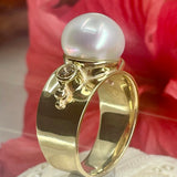 Broome Pearl Kimberley Diamond 9ct "Twilight" Ring