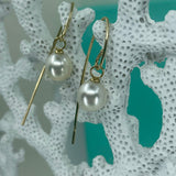 9ct Gold Broome Pearl Earrings Cynthia Hooks
