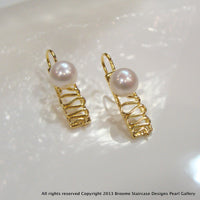 Staircase Pearl Earrings Cape Leveque (s/w,e/p) - Broome Staircase Designs Pearl Gallery