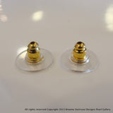 South Sea Pearl Earring Studs 9ct gold (white and yellow) - Broome Staircase Designs Pearl Gallery - 2