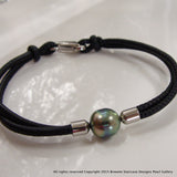 Cultured South Sea Pearl leather Bracelet - Broome Staircase Designs Pearl Gallery - 2