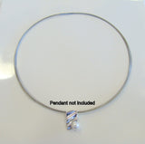 Stainless Steel Wire Necklace - Broome Staircase Designs Pearl Gallery - 2