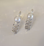 Staircase Freshwater Pearl Earrings Cape Leveque Sterling Silver
