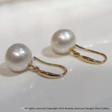 9ct Broome Pearl Earrings Hooks - Broome Staircase Designs Pearl Gallery - 3
