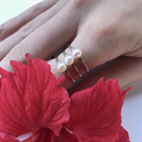 Cultured Freshwater Adjustable Pearl Ring