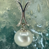Sterling Silver Swinging Broome Pearl Pendant