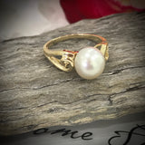 9ct Gold Broome Pearl Ring 