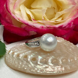 Broome Pearl Ring 18ct White Gold