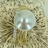 Broome Pearl and Diamond Ring