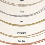 Silk 3 x multi strand necklace