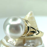 Cultured Broome Pearl Cynthia 9ct Gold Ring