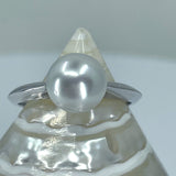 Broome Pearl Sterling Silver Knife Edge Ring