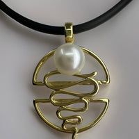 Reddell Beach Staircase to the Moon Pearl Pendant