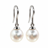 Broome Pearl White Gold Fine Hook Earrings