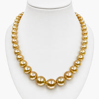 Golden South Sea Graduated Pearl Strand
