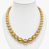 Golden South Sea Graduated Pearl Strand