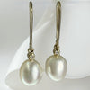 Broome Keshi Diamond Fine Hook Earrings