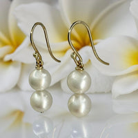 Broome Round Pearl Stacked 9ct Earrings
