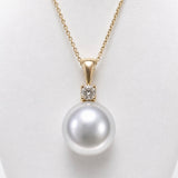 Broome Pearl 18ct Gold Diamond Pendant