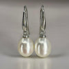 Cultured Freshwater Pearl Earrings 9ct White Gold