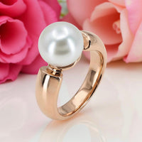 9ct Rose Gold Broome Pearl Ring