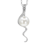 Broome Pearl Mitchell Falls Staircase Pendant 9ct Gold