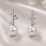 Freshwater Pearl Staircase Silver 925 Earrings Kuri Bay