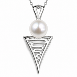 Roebuck Bay Staircase to the Moon Freshwater Pearl Silver Pendant