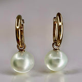 9ct Broome Pearl Huggies Earrings