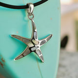 Mother of Pearl Silver 925 Starfish Pendant