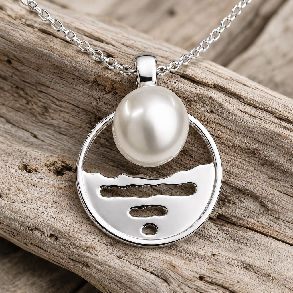 Pearl Pendant Barred Creek Staircase to the Moon