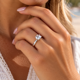 1.2ct Lab Grown Diamond Brilliant Round Cut Ring