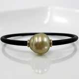 South Sea Pearl Mens Neoprene Bracelet
