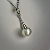 Broome Pearl Trumpet 18ct White Gold Pendant