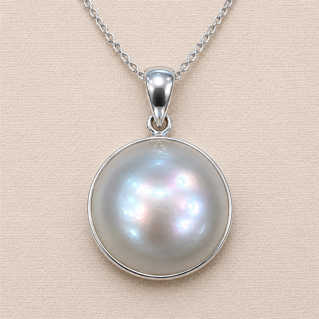Cultured Broome Mabe Pearl Pendant