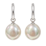 9ct Broome Pearl Huggies Earrings