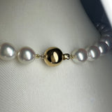 Broome Pearl Oval Strand 9ct Ball Clasp