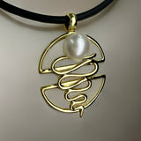 Reddell Beach Staircase to the Moon Pearl Pendant