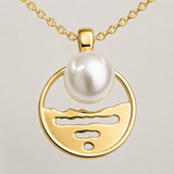 Barred Creek Staircase to the Moon Pearl Pendant
