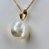 Broome Baroque Pearl Rose Gold Pendant