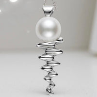 Broome Pearl Sterling Silver Big Moon Rising Pendant