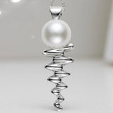 Broome Pearl Sterling Silver Big Moon Rising Pendant