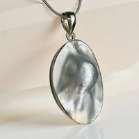 Pinctada Maxima Mabe Pearl Silver Pendant