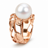 Broome Pearl 9ct Rose Gold 'Seaweed' Ring