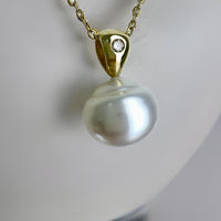 Broome Circle Pearl Kimberley Diamond Pendant