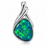 Australian Lightning Ridge Opal 925 Pendant